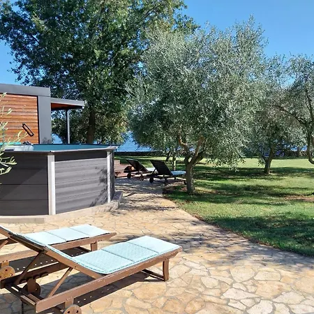 Ive & Beta, Olive Grove, Sea, Swimming Pool, Jacuzzi, Fenced Yard, Barbecue - Istria Pula