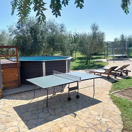 Feriehus Ive & Beta, Olive Grove, Sea, Swimming Pool, Jacuzzi, Fenced Yard, Barbecue - Istria Pula